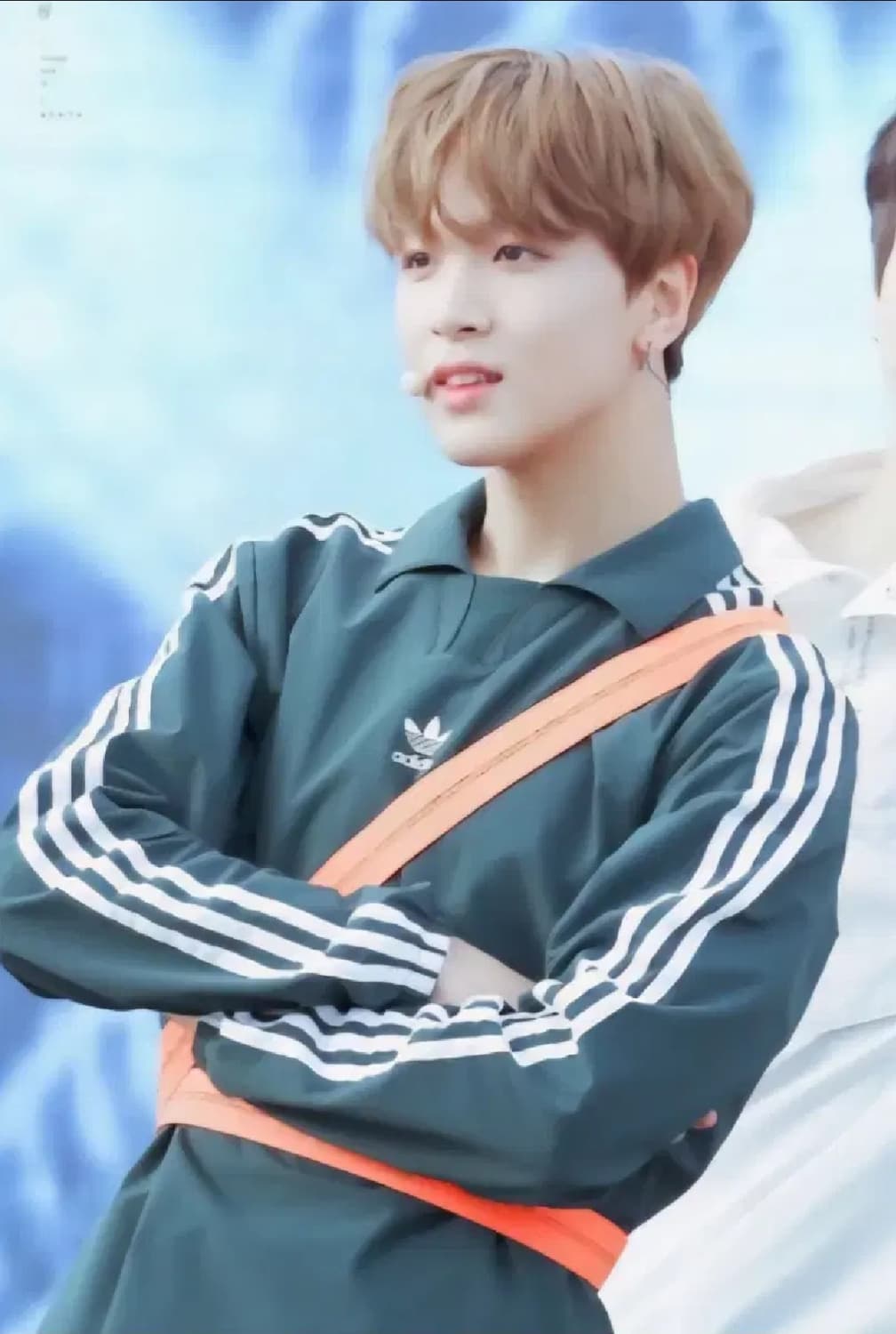 (110)2XL ☆초대장급☆아디다스 파이어버드  [딥그린]롱슬리브 웜업탑 상품이미지1