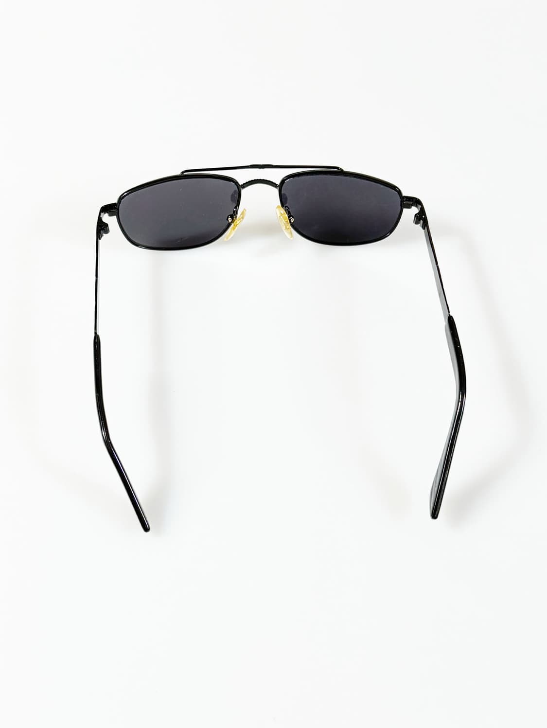 90s 블랙 메탈 스퀘어 보잉 프레임 빈티지 선글라스 상품이미지6
