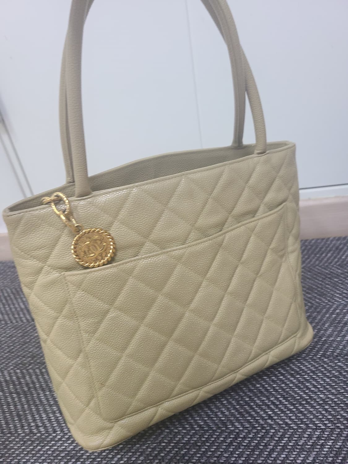 샤넬 cc 코인백 캐비어 토트백 상품이미지3