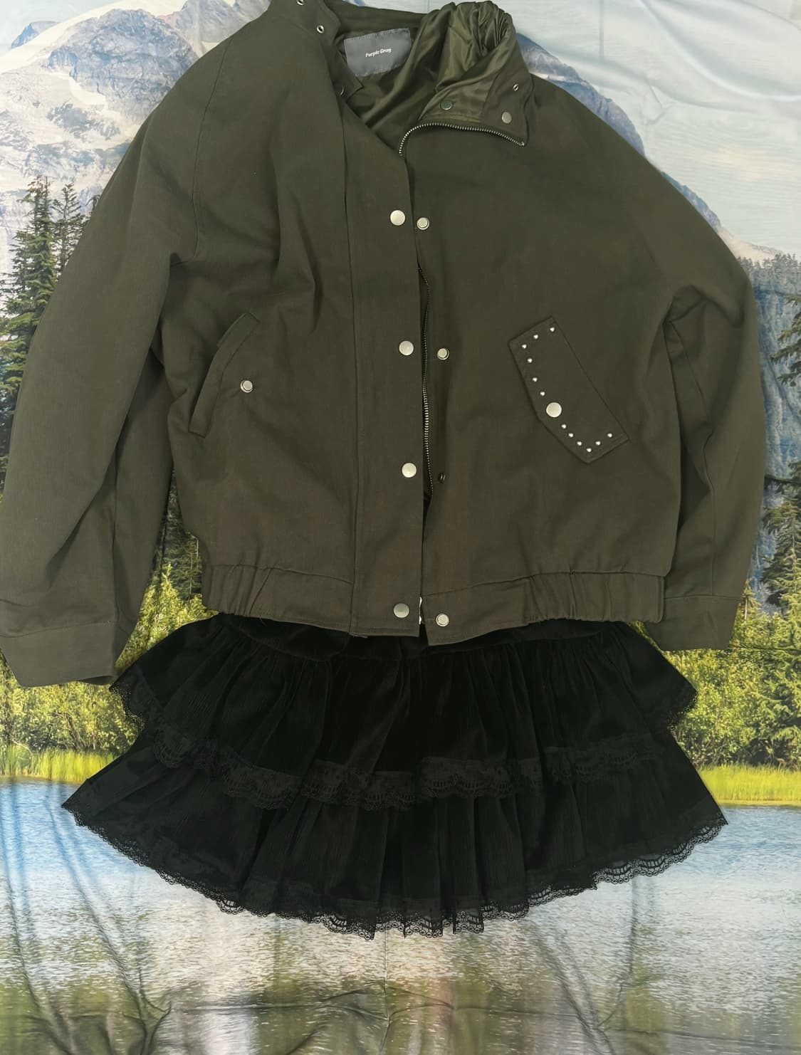 블랙 캉캉스커트(새제품) 상품이미지1