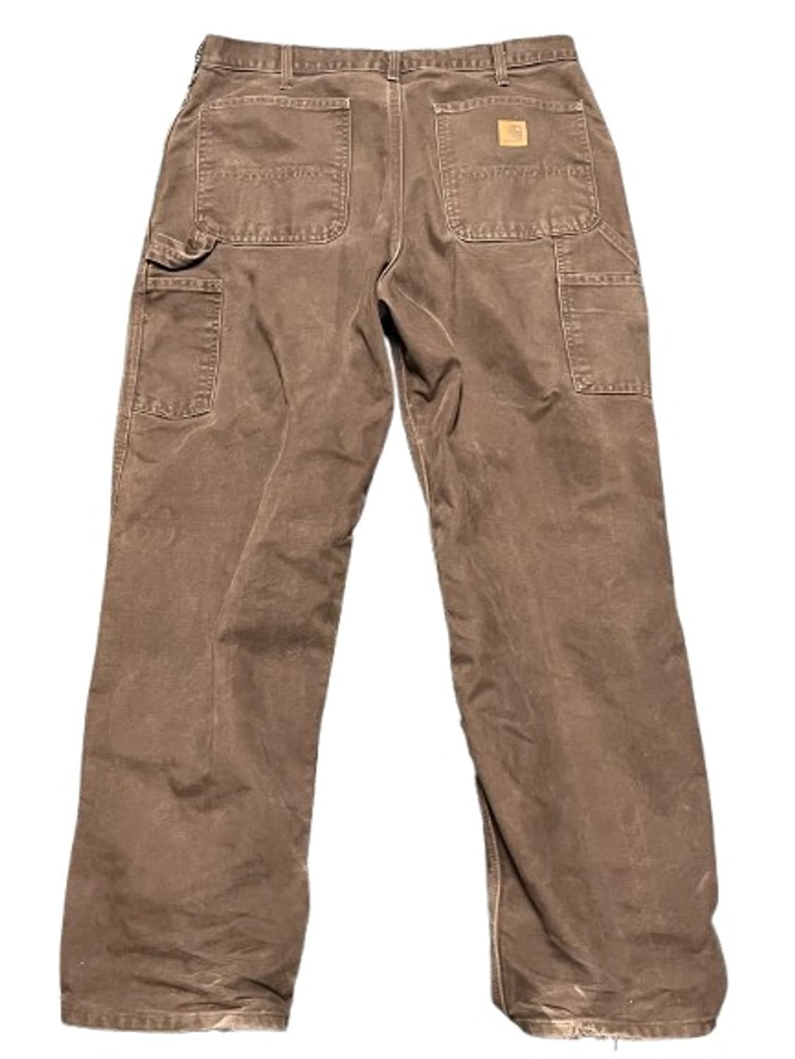 [34X32] 올드 칼하트 싱글니 카펜터팬츠 다크브 라운 B11 dkb 상품이미지2