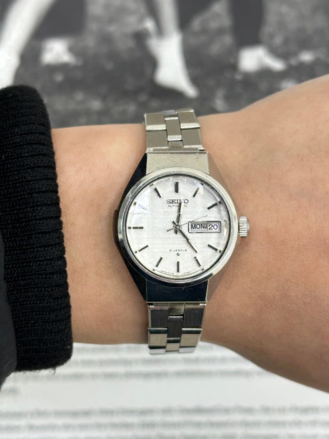 세이코 하이비트 오토매틱 시계 여성용 상품이미지10