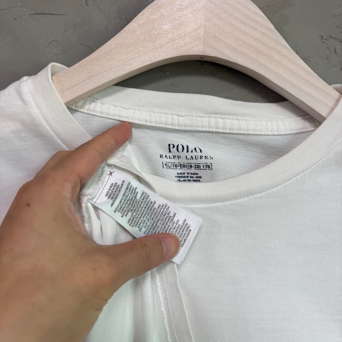 폴로 랄프로렌 반팔 화이트 상품이미지3