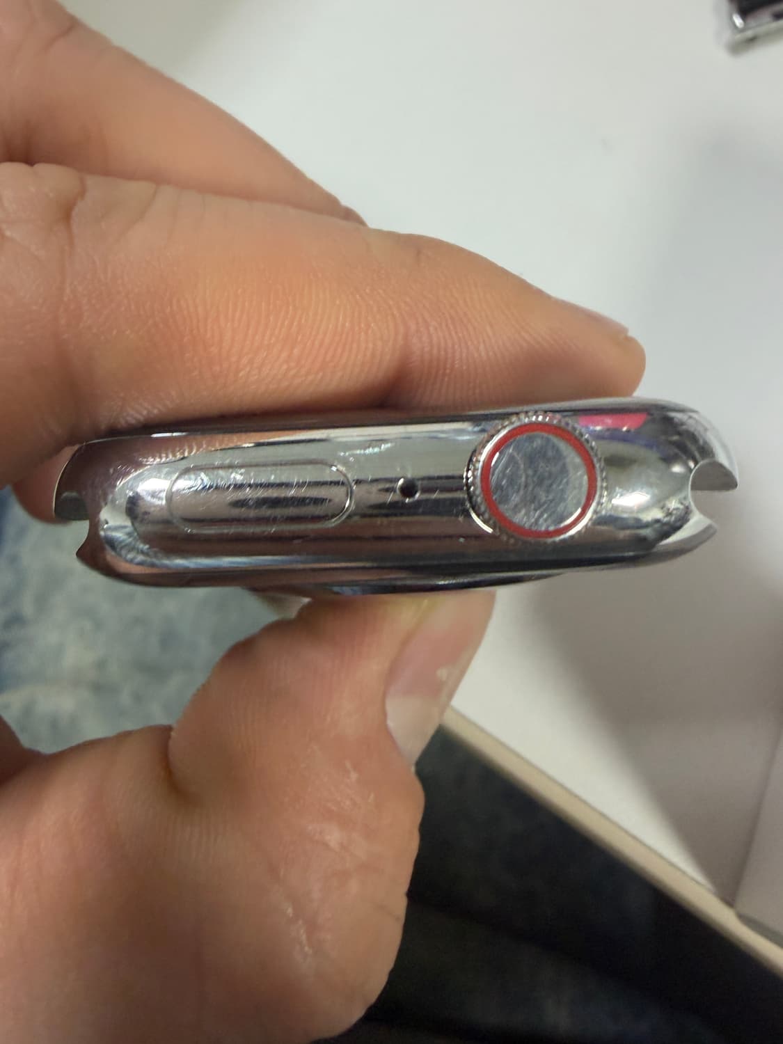 애플워치7 45mm  실버 스테인리스 셀룰러 풀박스 상품이미지6