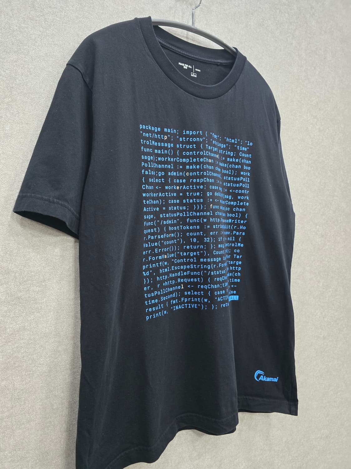 유니클로 PEACE FOR ALL 아카마이 프린팅 반팔티 상품이미지2