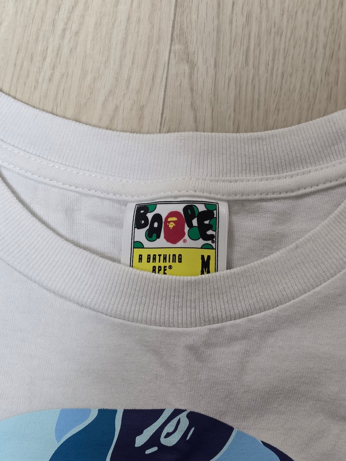 베이프 빅 에이프 헤드 티셔츠 화이트 - M 상품이미지4