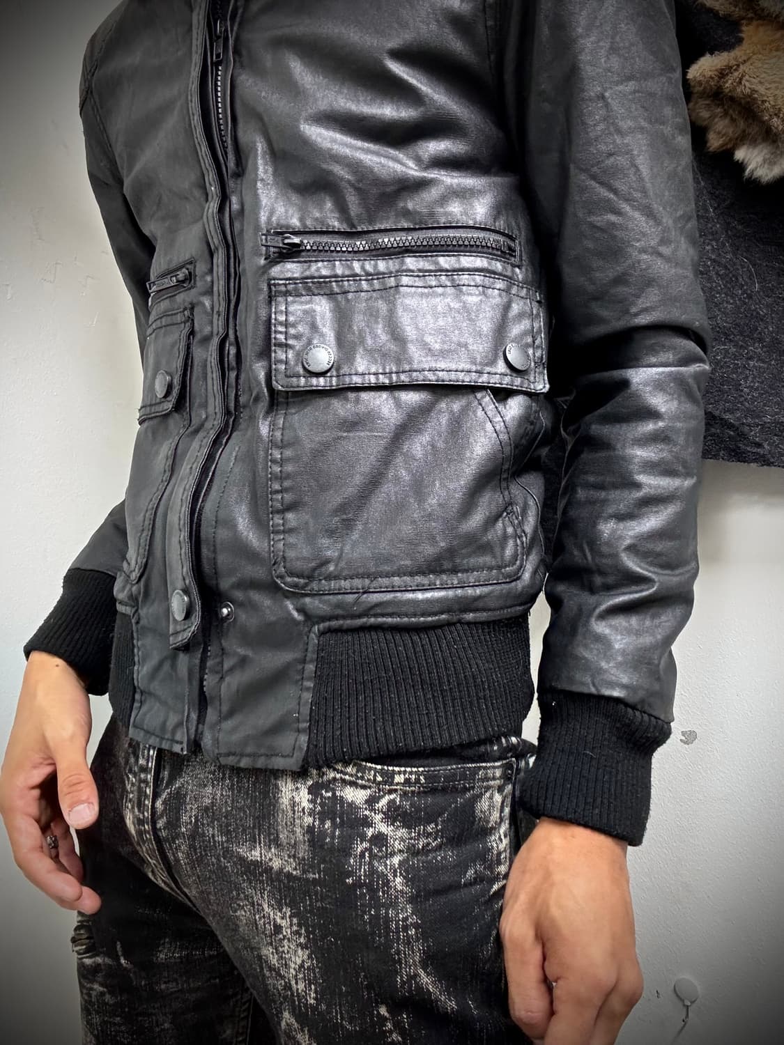 Opium Fur Trimming Gimmick Padded Jacket 상품이미지8