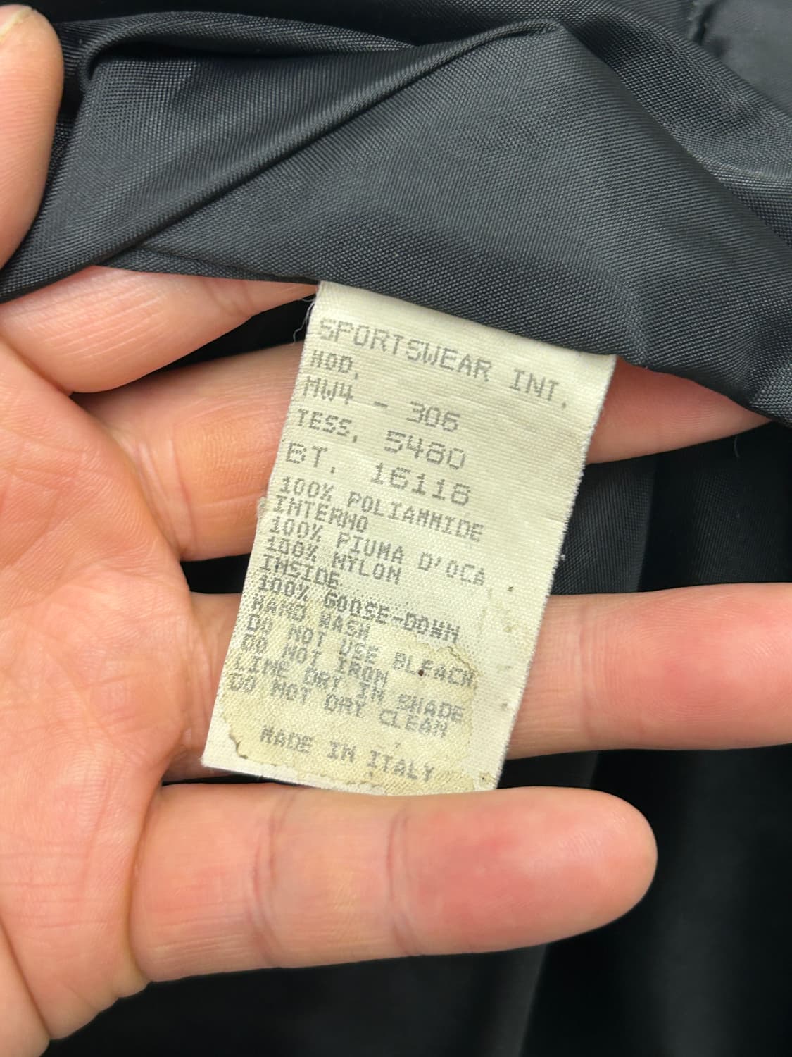 90s MOSCHINO 프린트 다운 자켓 상품이미지10