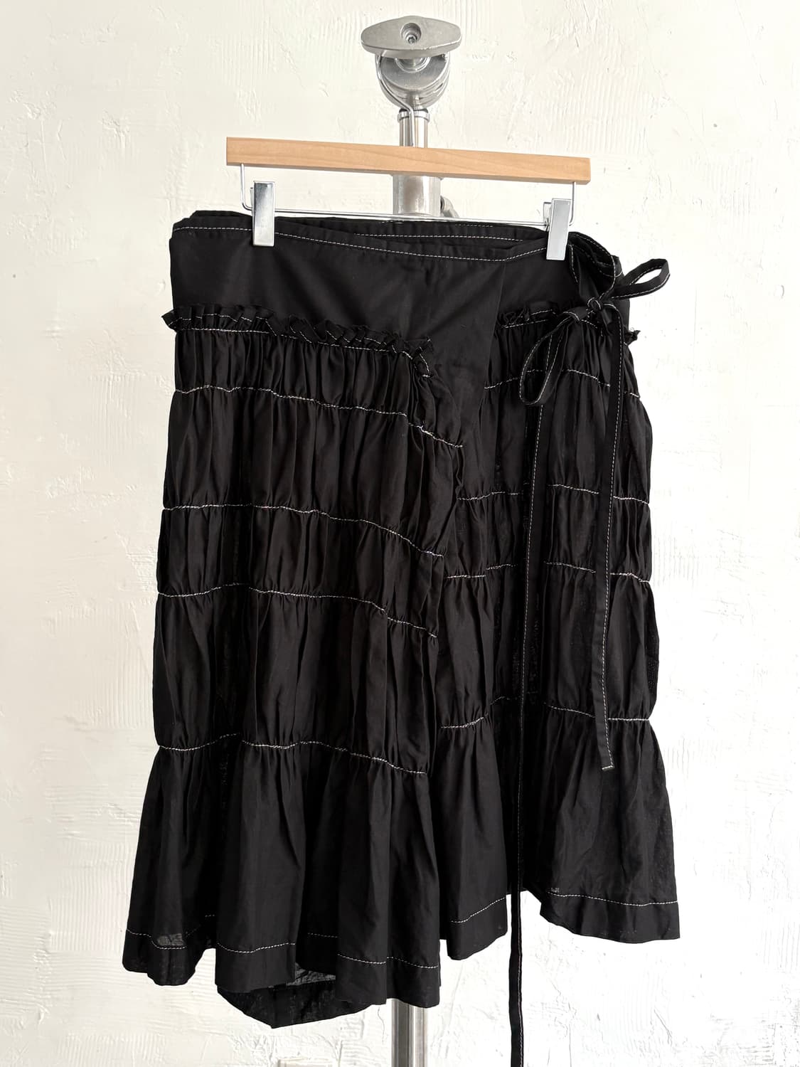 Comme des Garcons 꼼데가르송 트리콧 07s 셔링 랩 스커트 상품이미지1