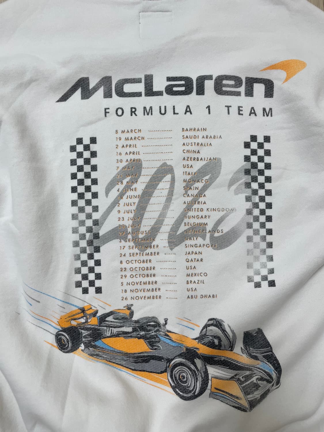 멕라렌 x 아베크롬비 콜라보 맨투맨 상품이미지4