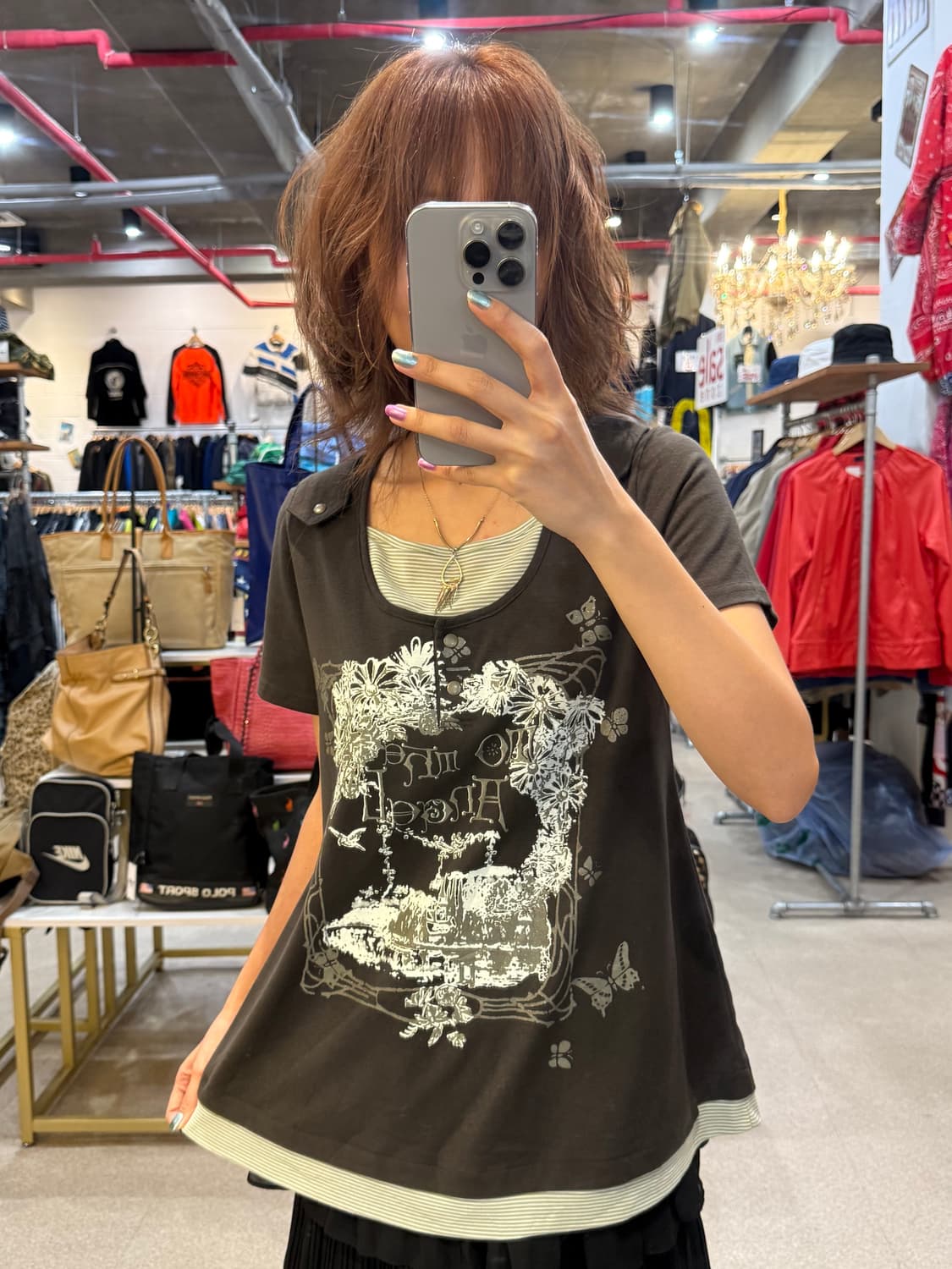 빈티지 프린팅 반팔 티셔츠 상품이미지4