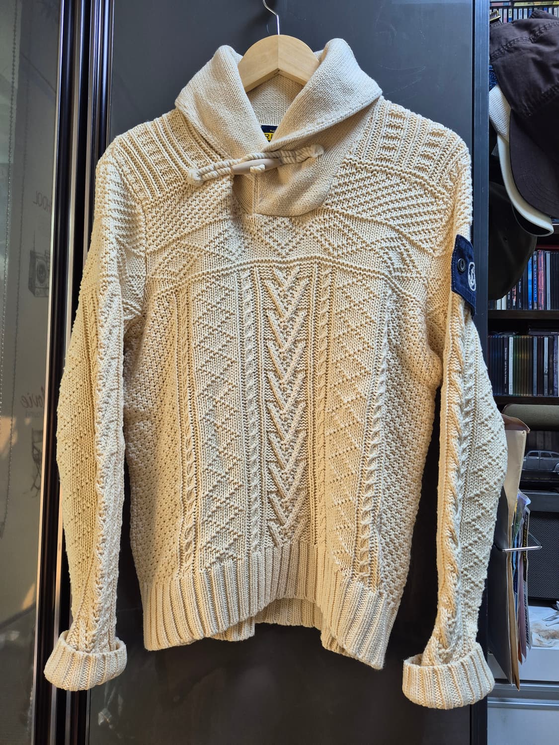 럭비 랄프로렌 피셔맨 숄카라 스웨터 (RRL) 상품이미지2