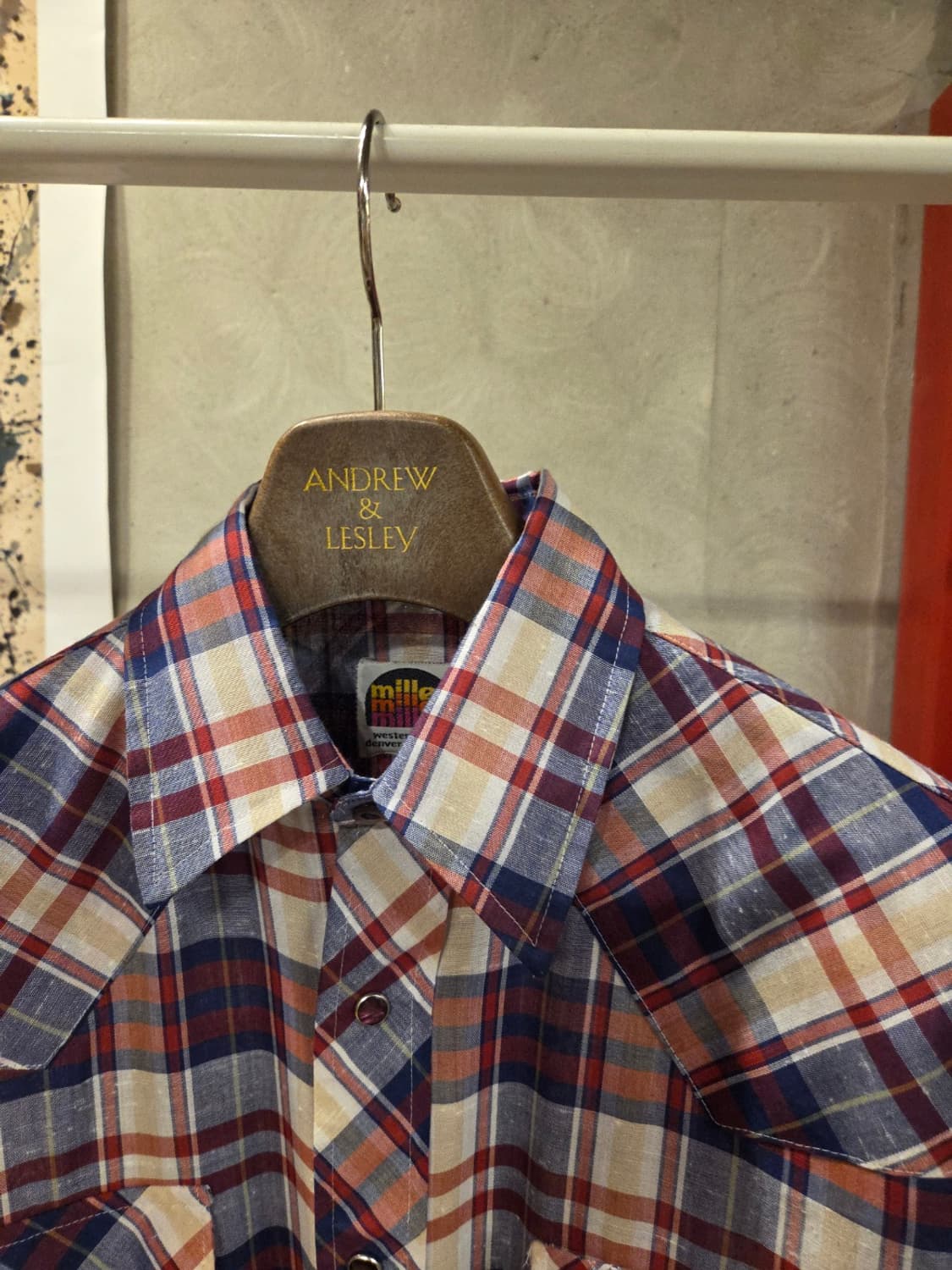 80'S 미제 웨스턴셔츠 상품이미지2