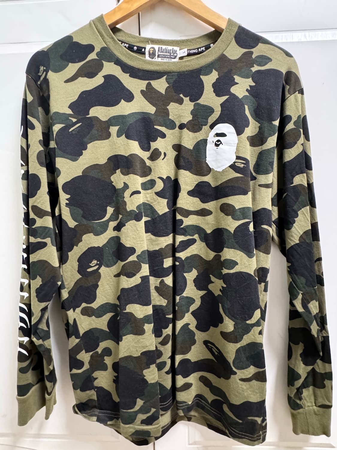 베이프 카모 롱슬리브 상품이미지1