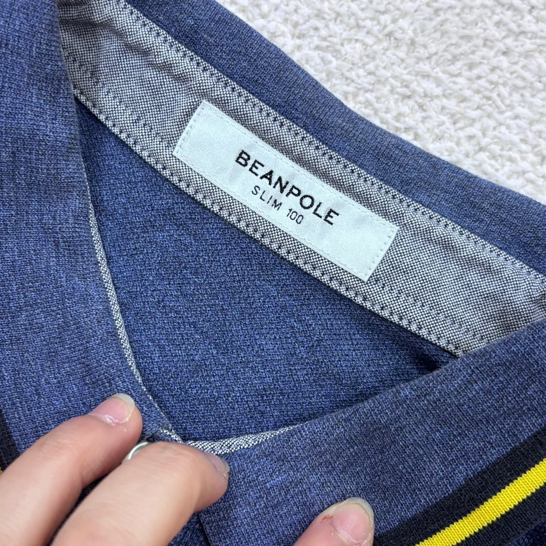 100 빈폴 남성 반팔 카라 티셔츠 0317E 상품이미지3