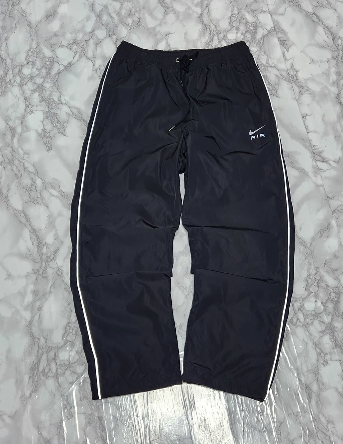 나이키 스티치 사이드라인 트랙팬츠 바람막이 블랙 바지 상품이미지1