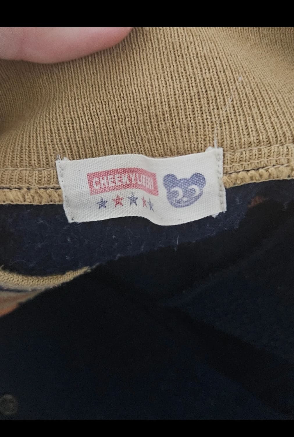 CHEEKYLIBERI 브랜드의 귀여운 야구 점퍼 상품이미지3