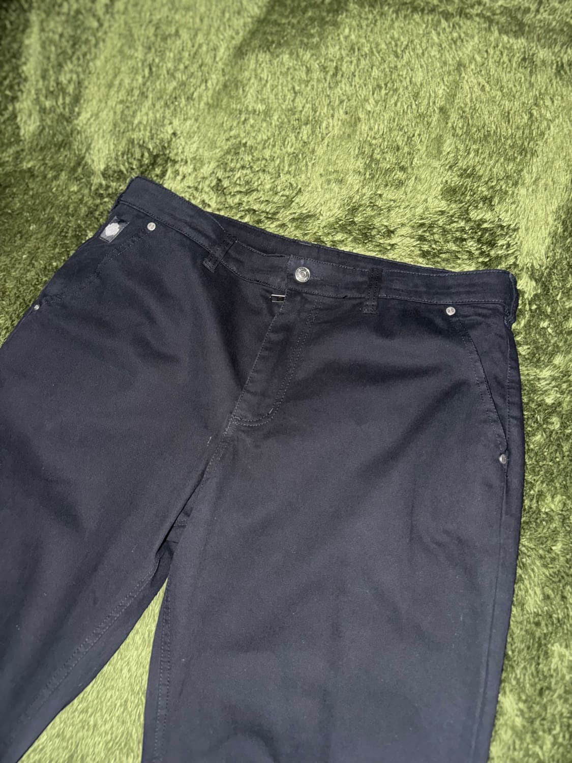 [36X32] 할리데이비슨 로고 라벨 코튼 카펜터 팬츠 상품이미지5