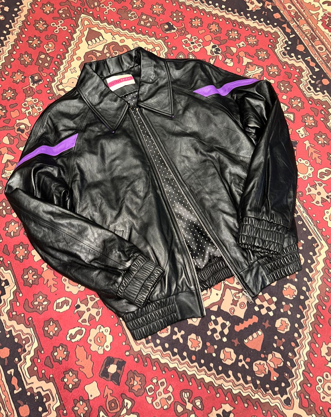 ( L ) 봄버자켓 가죽자켓 레더자켓 이태리가죽 항공점퍼 빈티지가죽 상품이미지5