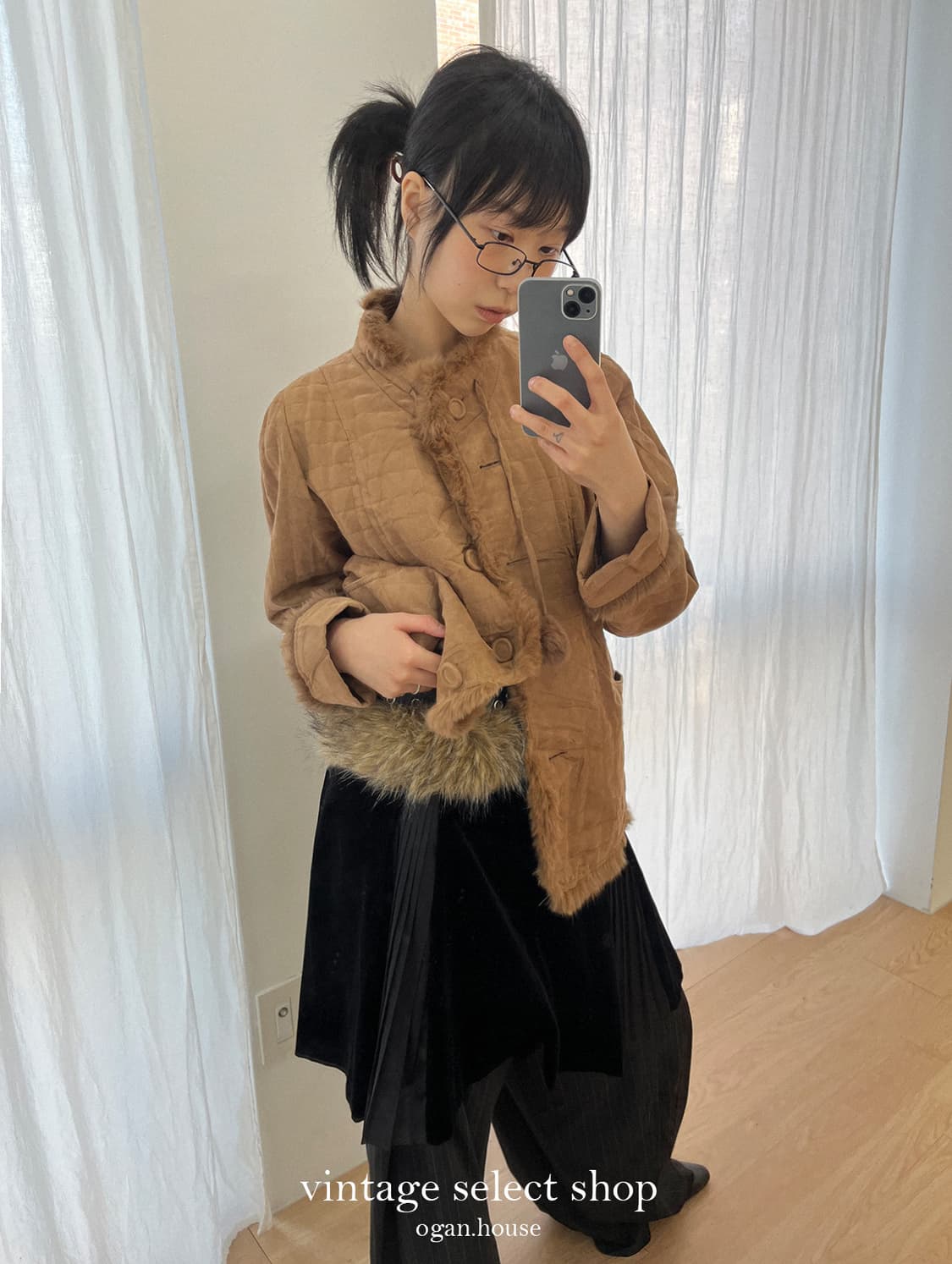 vintage sahara quilted jacket 상품이미지1