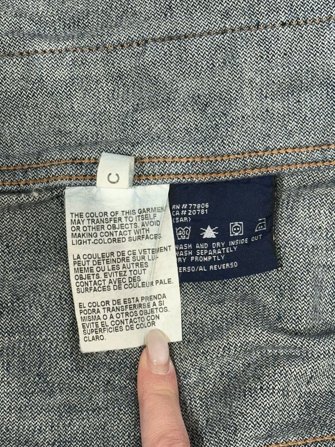 타미 힐피거 중청 클래식 데님 트러커 자켓 M 상품이미지8