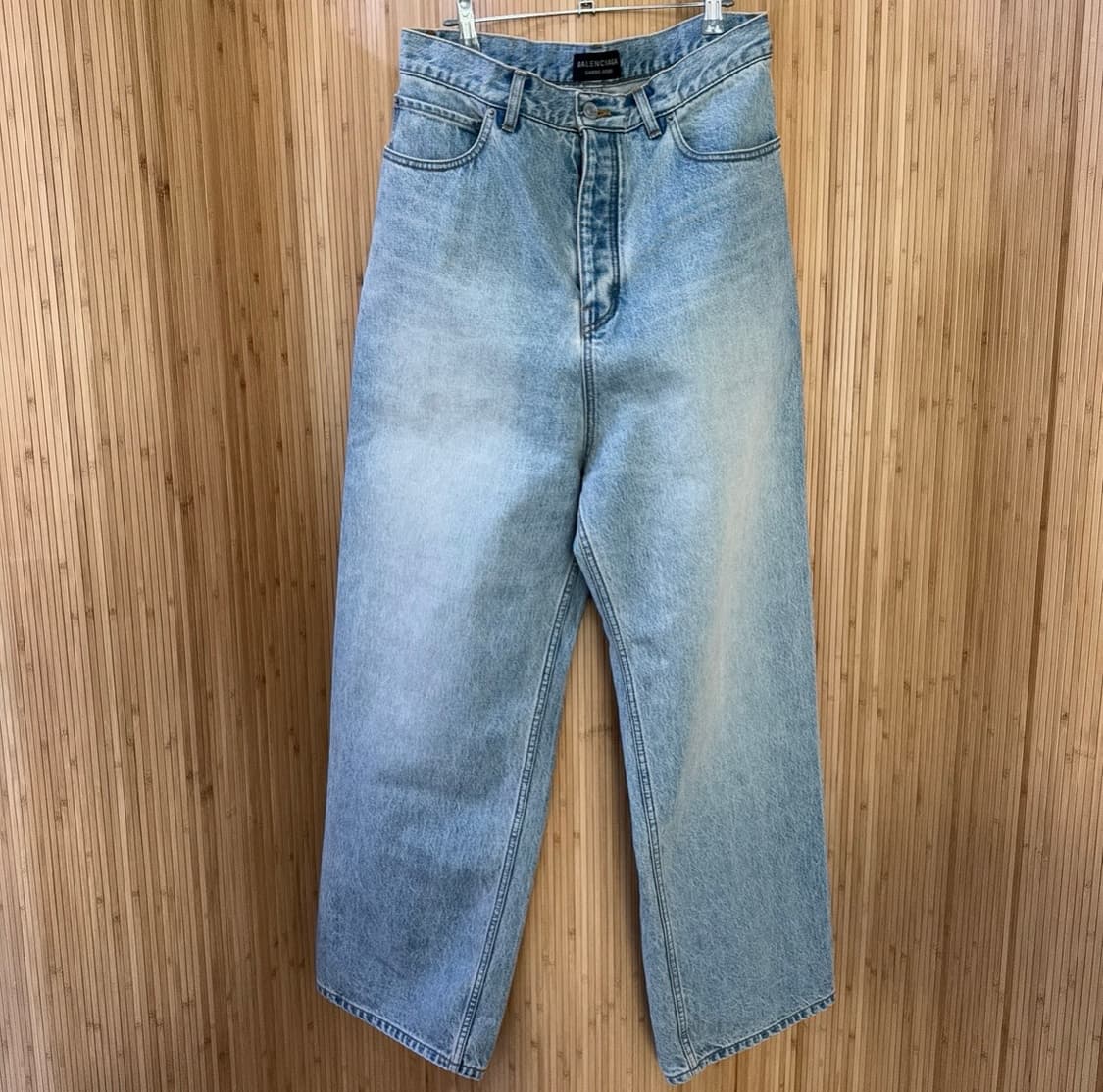 [XS] 발렌시아가 가드로브 배기 팬츠 라이트 블루 상품이미지3