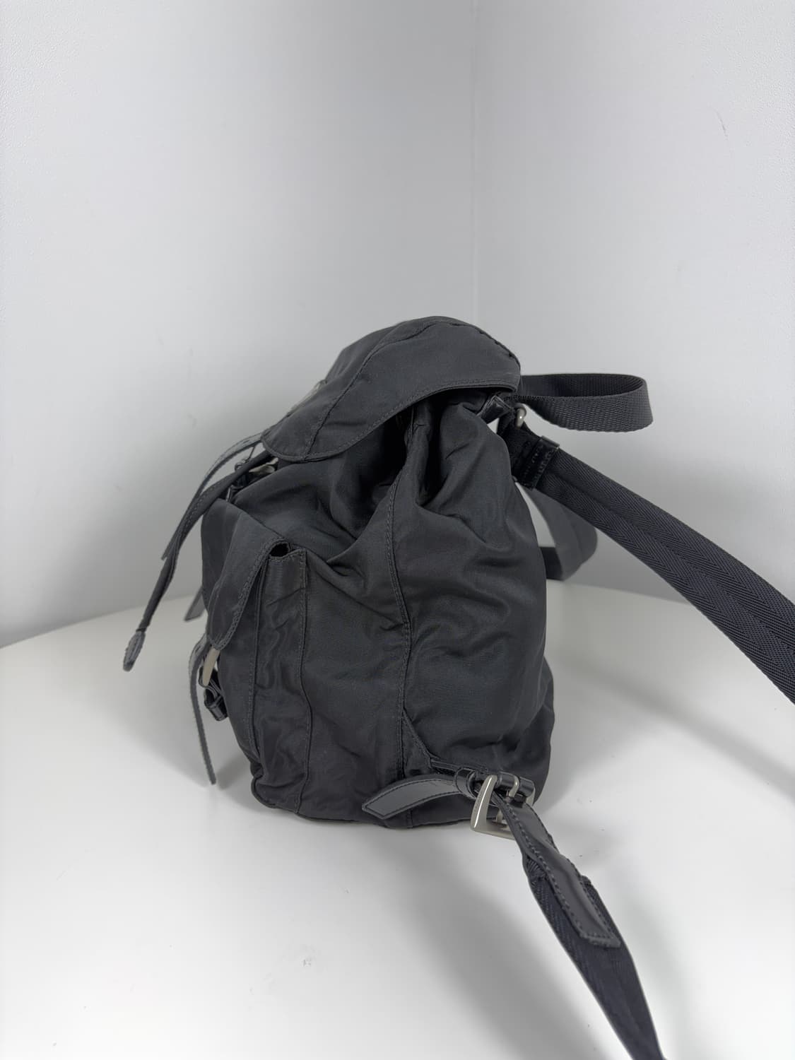 프라다 나일론 투포켓 스몰 백팩 상품이미지3