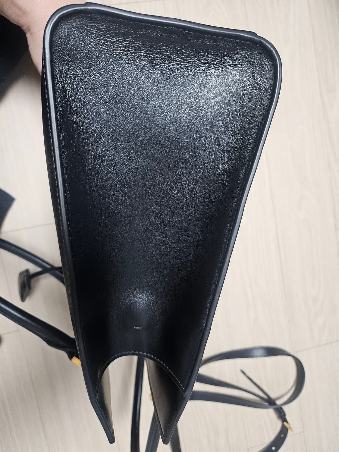 프라다 사피아노 블랙 토트백 + 스트랩 상품이미지5