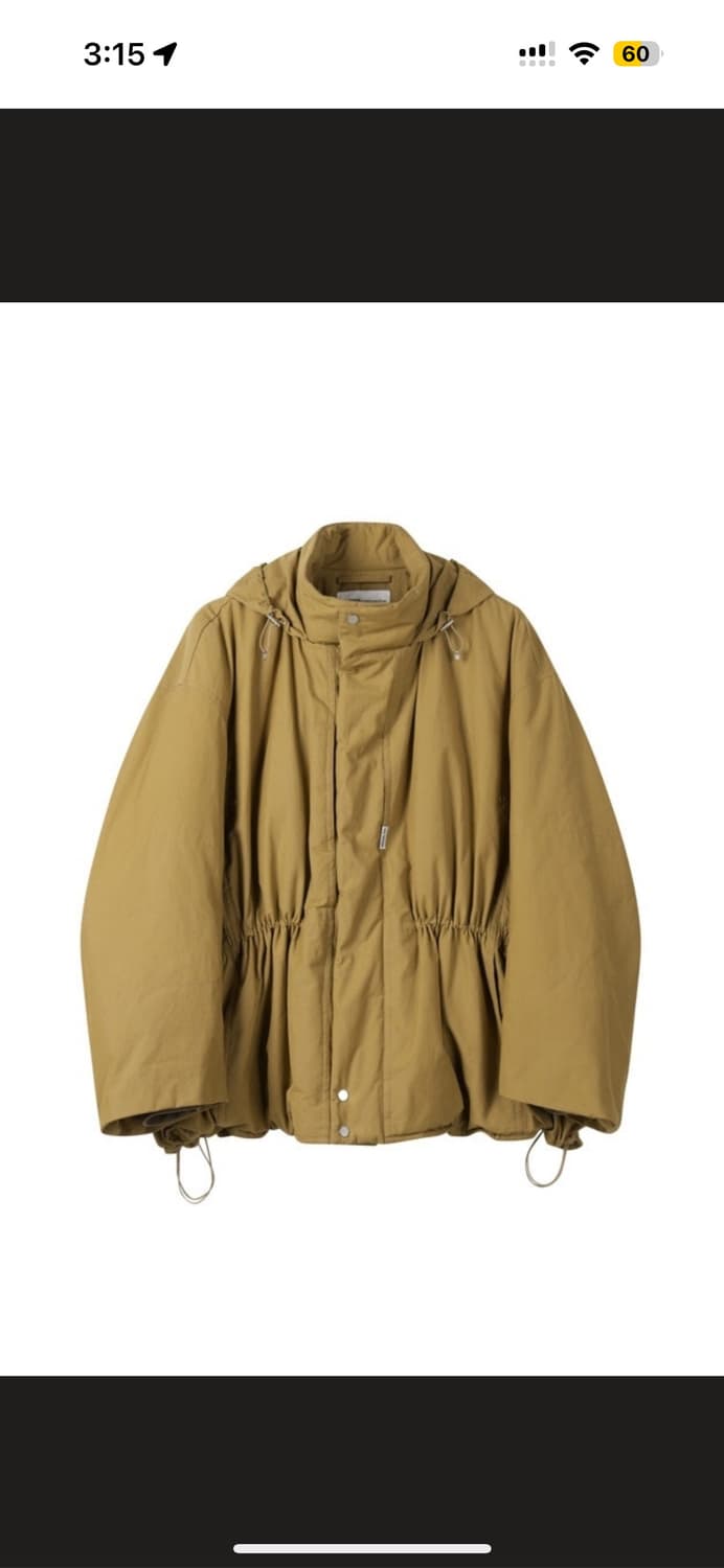 (105) 헤드메이너 커스텀멜로우 콜라보 베이지 푸퍼 패딩 상품이미지2