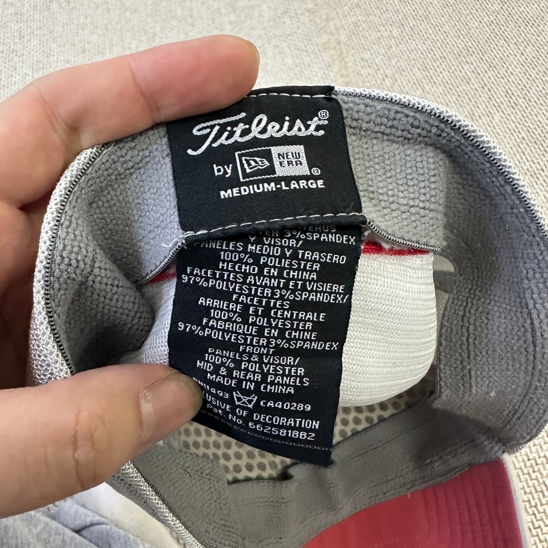 M-L 타이틀리스트 메쉬 골프 모자 0331D 상품이미지5