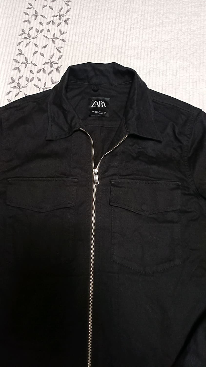 자라 블랙면자켓 100 가슴57 기장71 상품이미지2