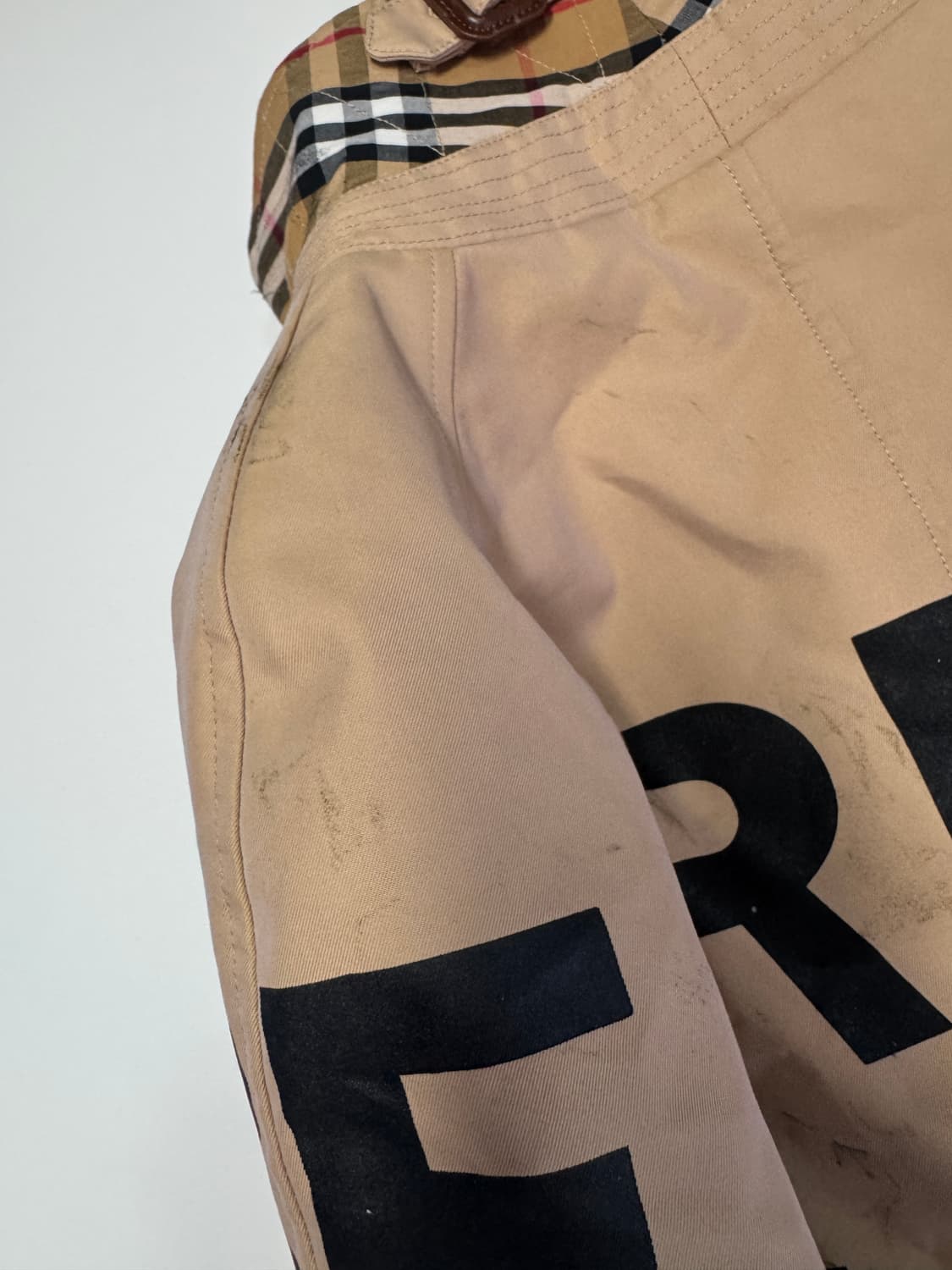 정품!! 여성 버버리 호스페리 프린팅 트렌치 코트 상품이미지9