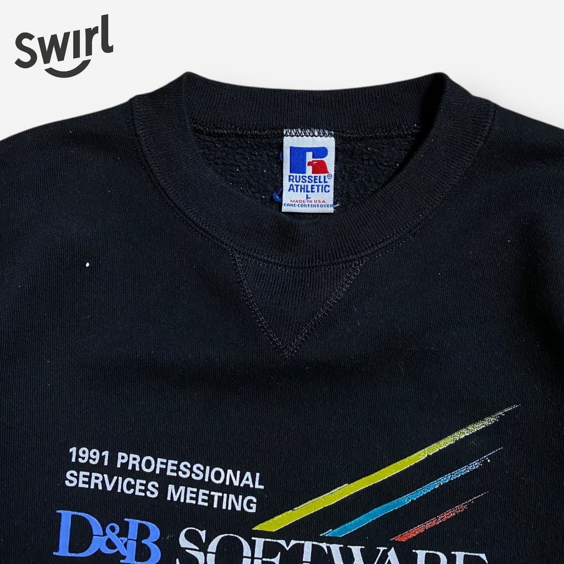 🌊90s USA Russell tech sweatshirts 상품이미지6