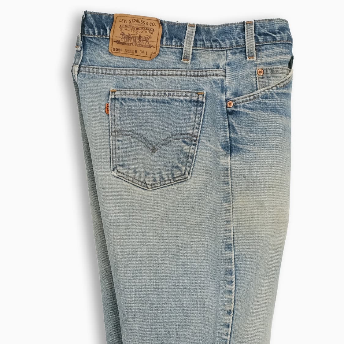 리바이스 505 오렌지탭 중청 90s USA 33인치 OR50534135 상품이미지5