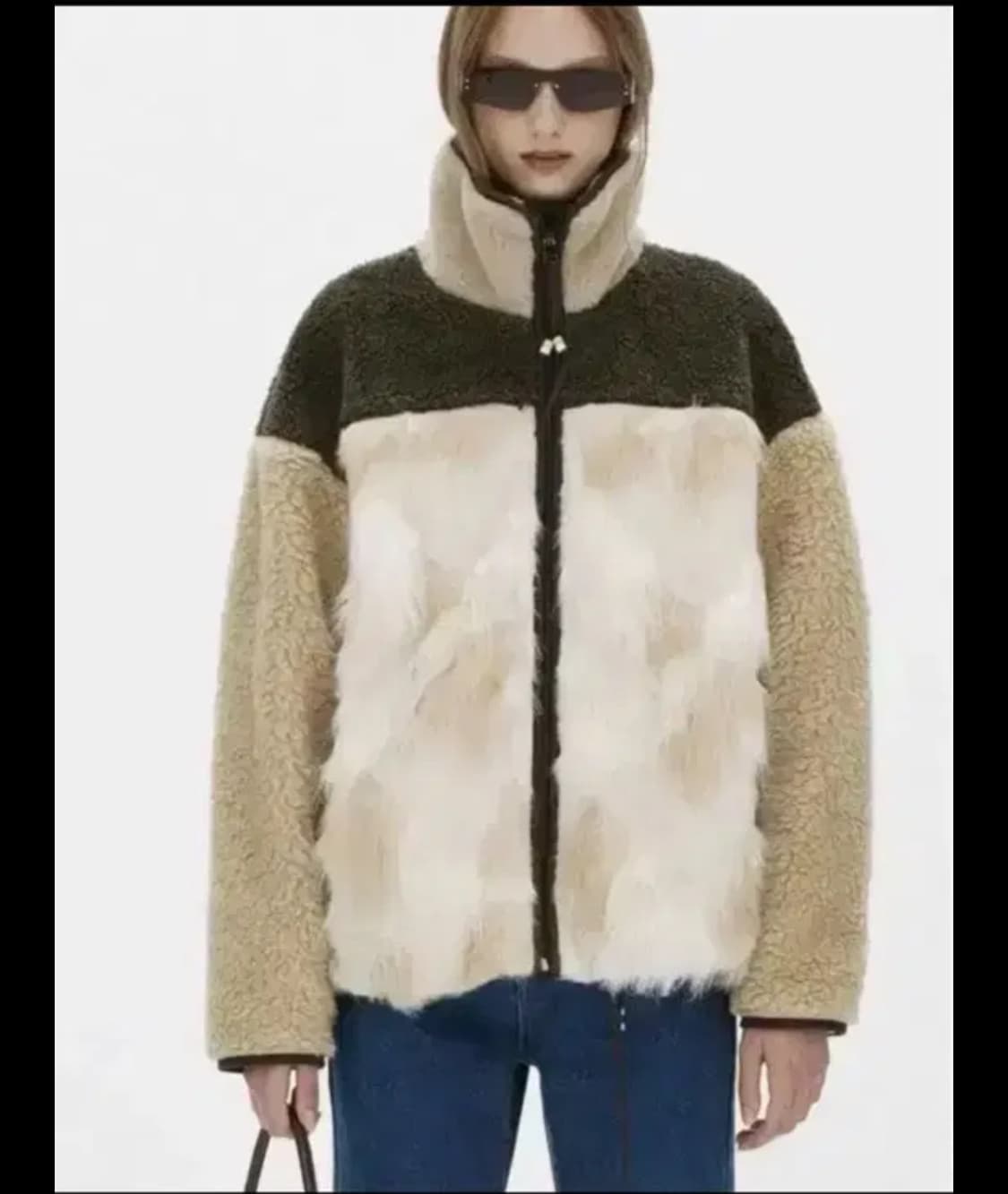 오픈와이와이 더오픈프로덕트 퍼 플리스 팔아요 상품이미지1