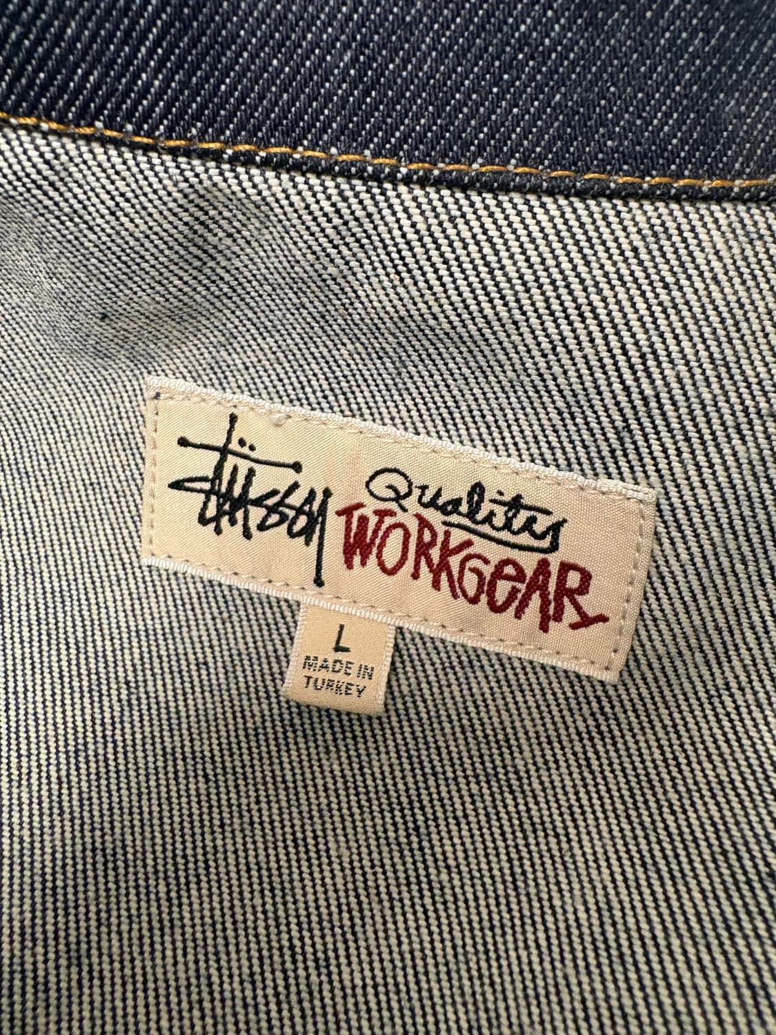 스투시 생지 데님 워크자켓 23FW 상품이미지6