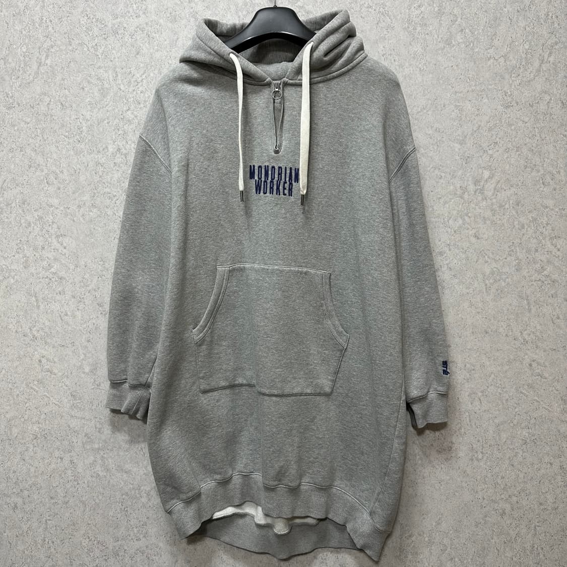 Free 스튜디오 톰보이 여자 오버핏 롱 후드티 상품이미지1