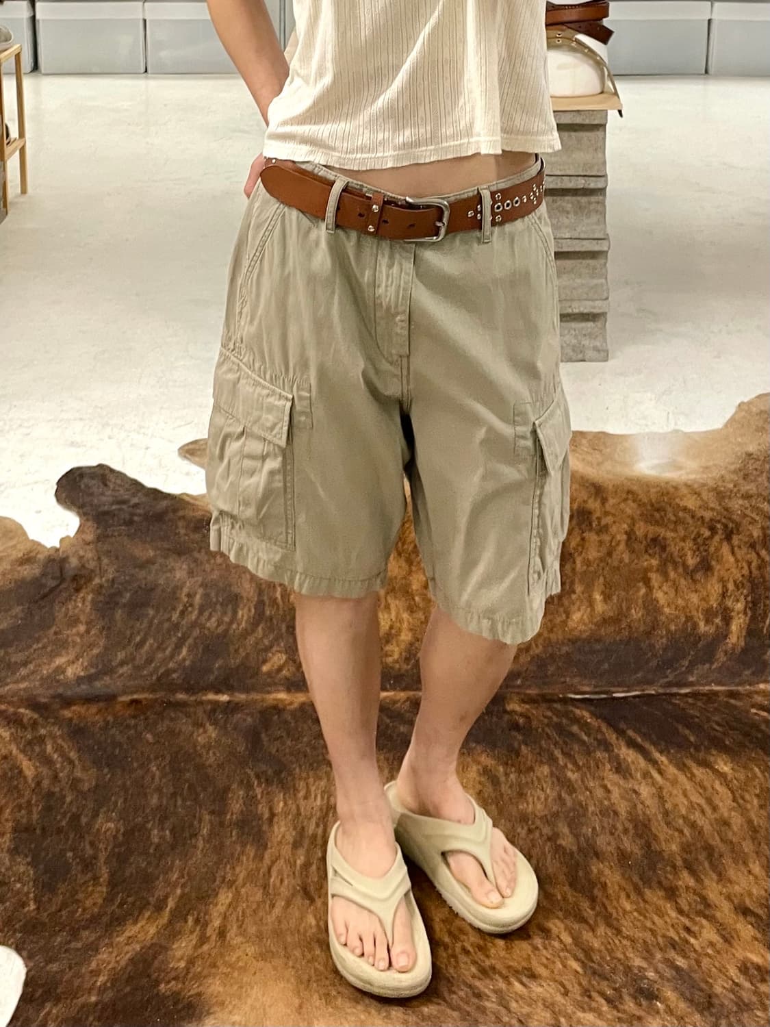 LEVI'S cargo half pants 리바이스 카고 하프팬츠 상품이미지1