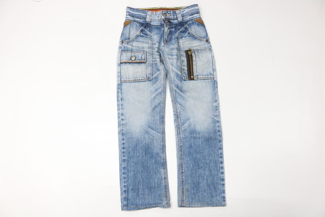 EDWIN 에드윈 블루트립 빈티지 카고 디테일 데님 팬츠 (28) 상품이미지2