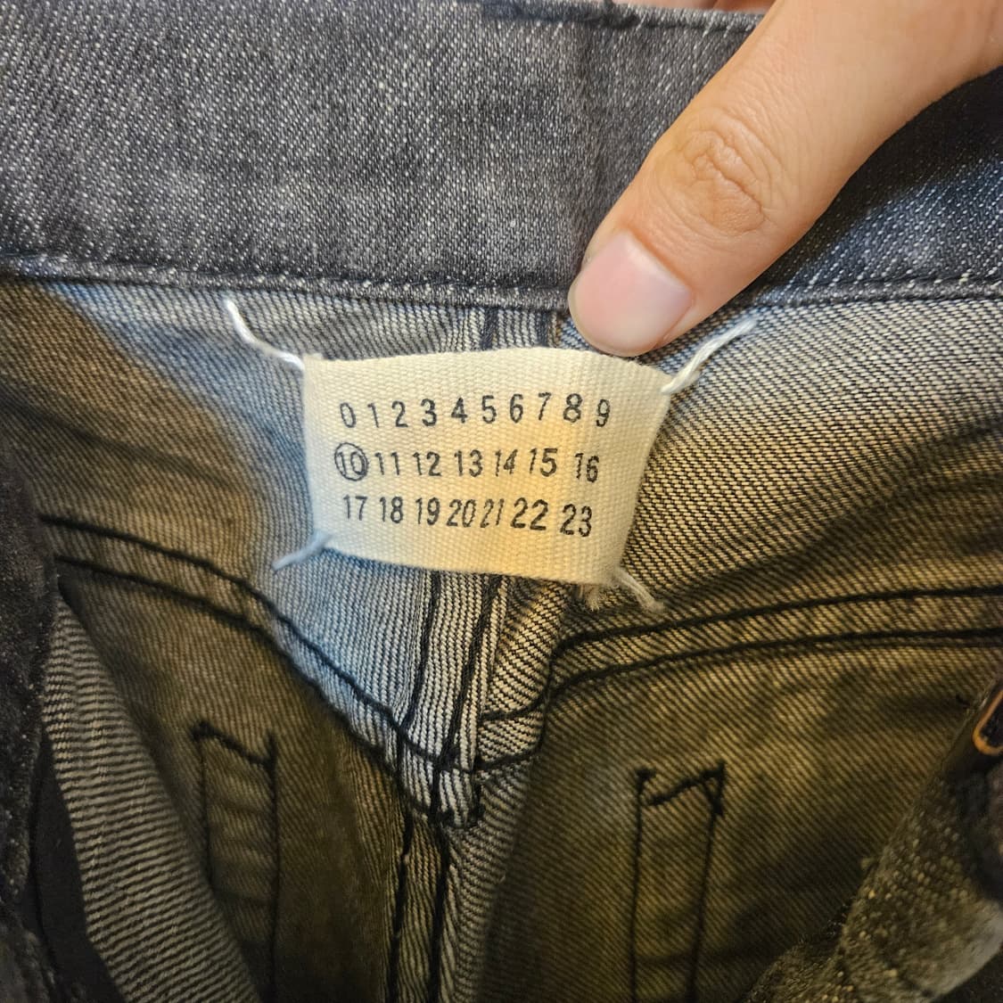 마르지엘라 블랙 진 48사이즈 상품이미지4