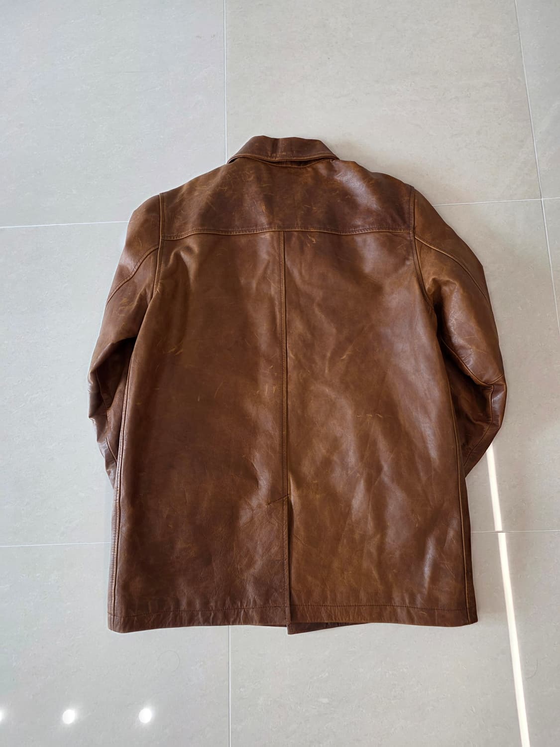 올드 갭 레더 카코트(M) /OLD GAP LEATHER CAR COAT 상품이미지2