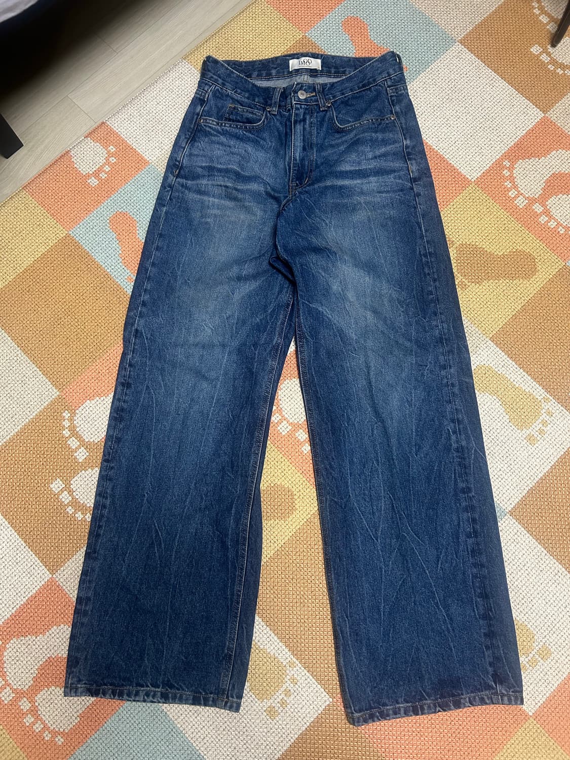 (44)엘무드 맥스와이드 데님 팬츠 소닉 블루  엘무드 맥스 와이드 핏 상품이미지4