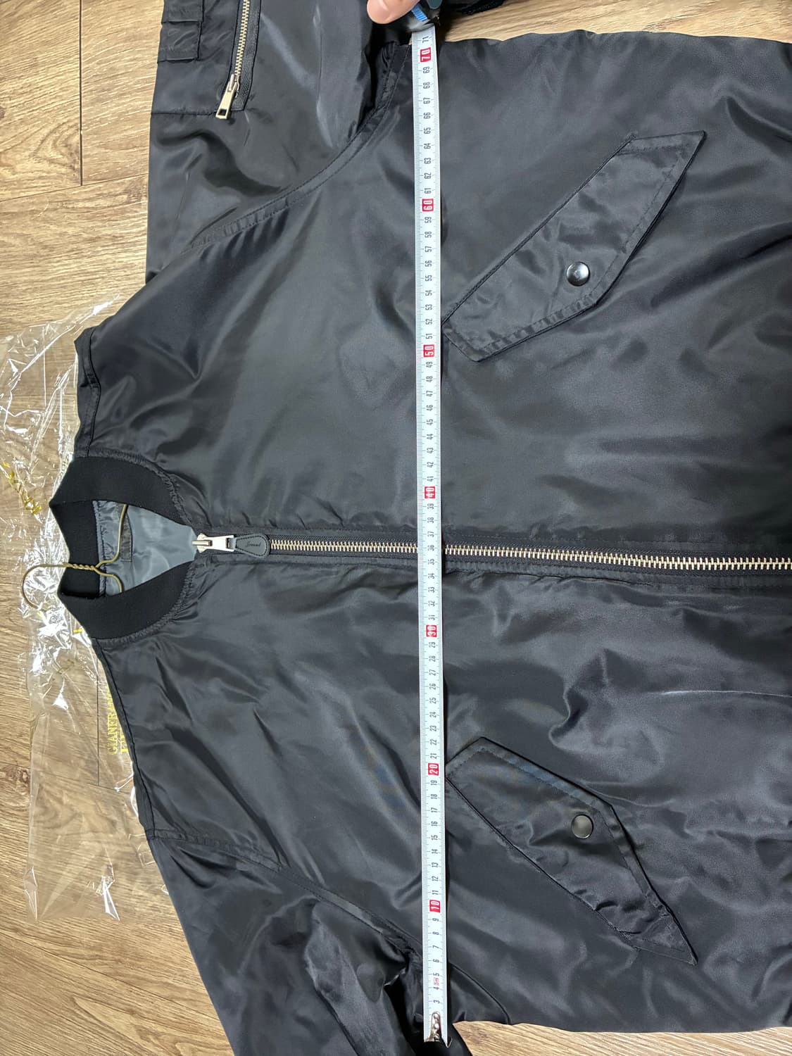 Jemut 블랙 ma-1 항공점퍼 XL 상품이미지8