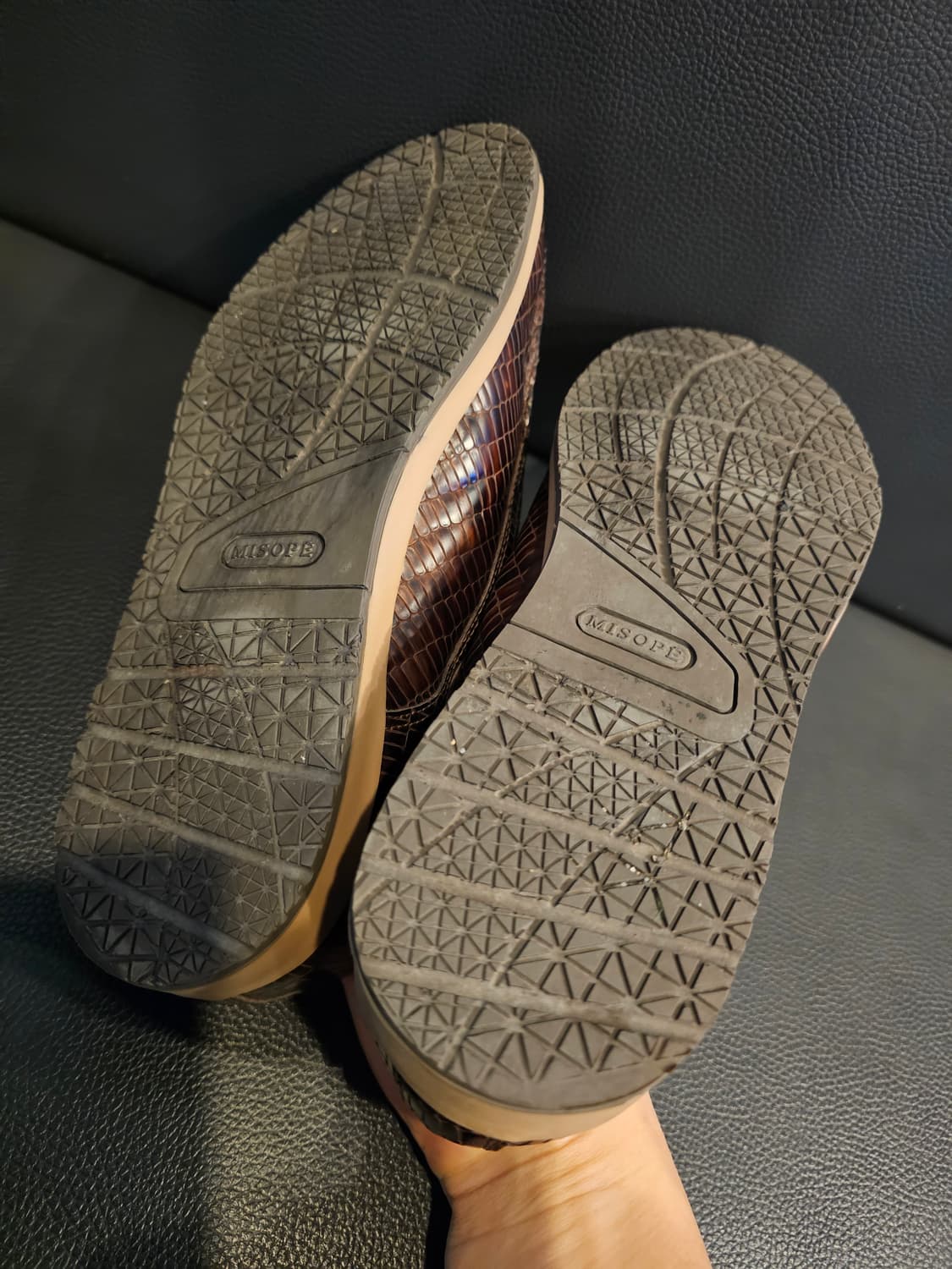 미소페 악어가죽 패턴 스니커즈 캐쥬얼구두 상품이미지10