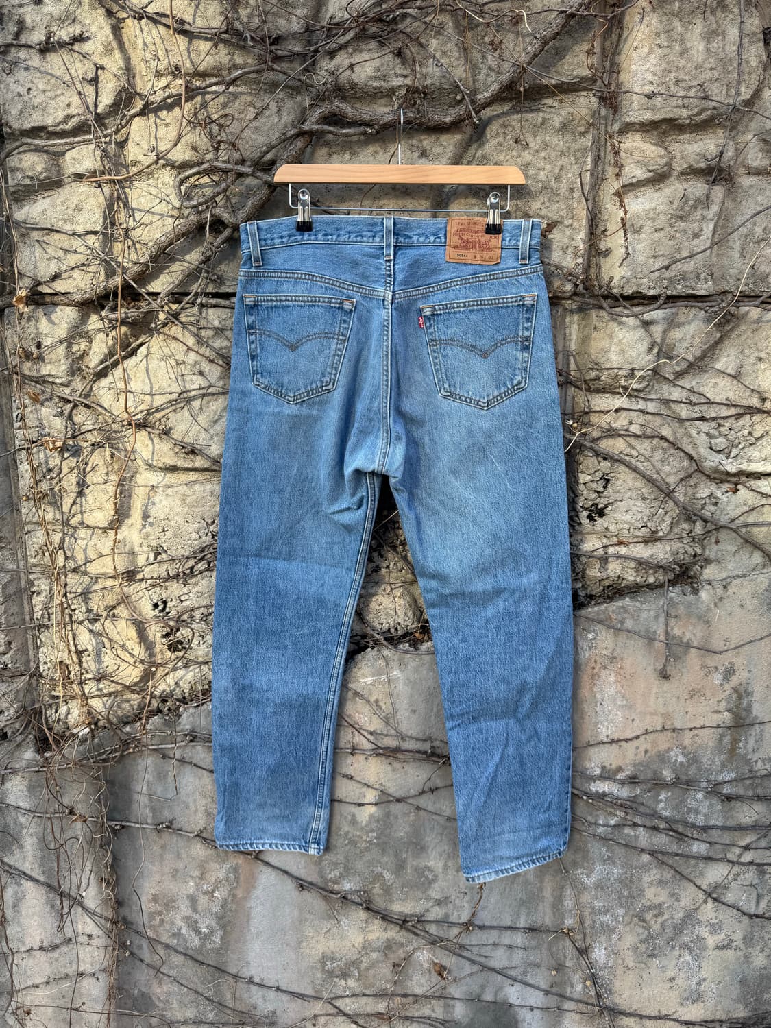 90s 리바이스 빈티지 501xx 워싱 데님 팬츠 34 상품이미지2