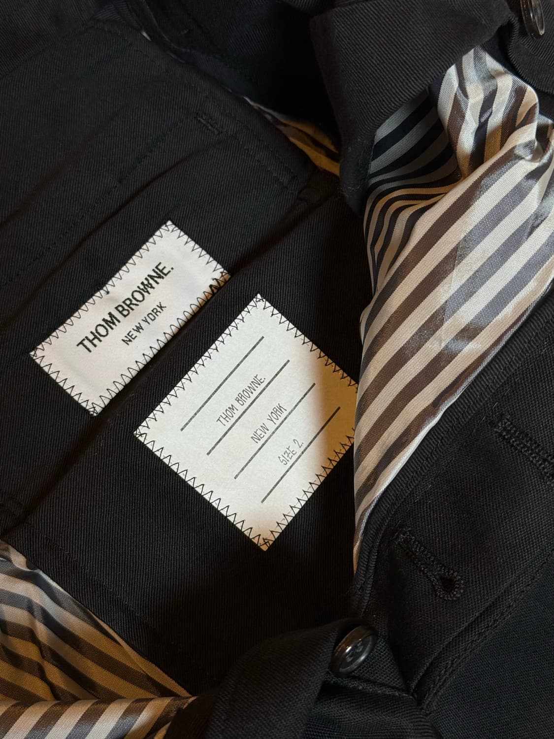 톰브라운 블랙 턱시도 팬츠 (2 size) 상품이미지4