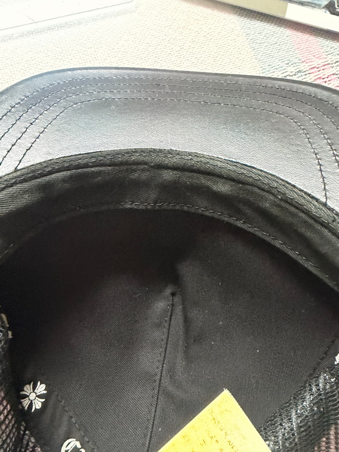 크롬하츠 플레어 참 레더 트리커 햇 상품이미지4