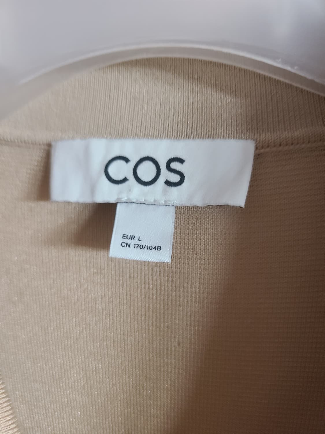 COS 카라 니트 반팔 티셔츠 L 상품이미지4