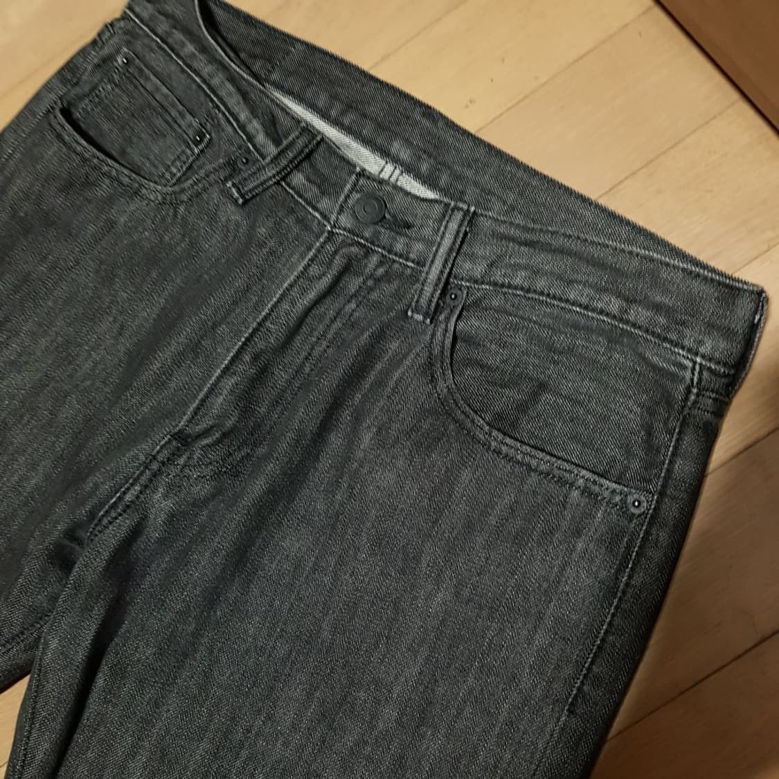 32 33 / 리바이스 505 / 흑청워싱 데님/토마321/ 상품이미지3