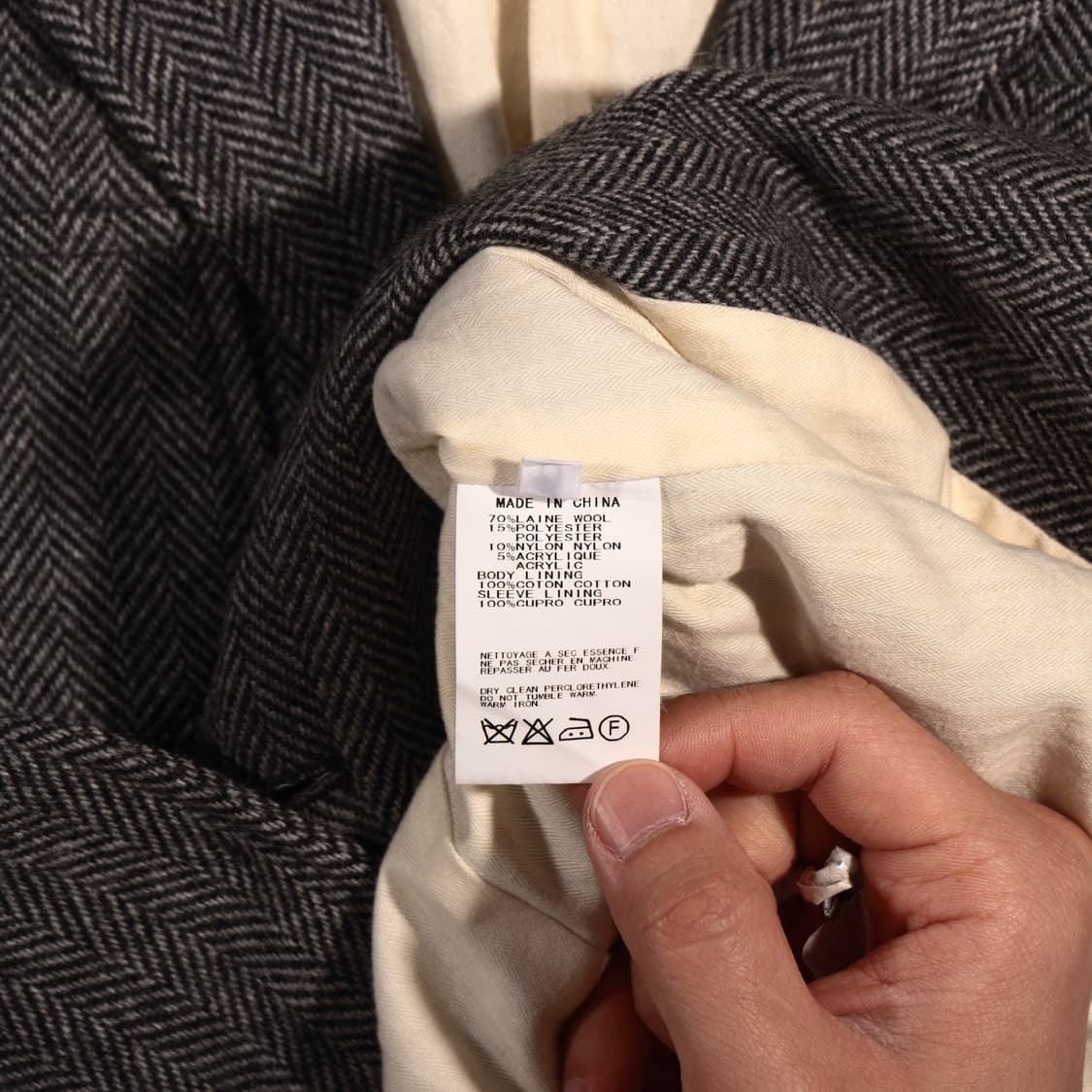 JAPAN VINTAGE WOOL BLAZER 상품이미지4